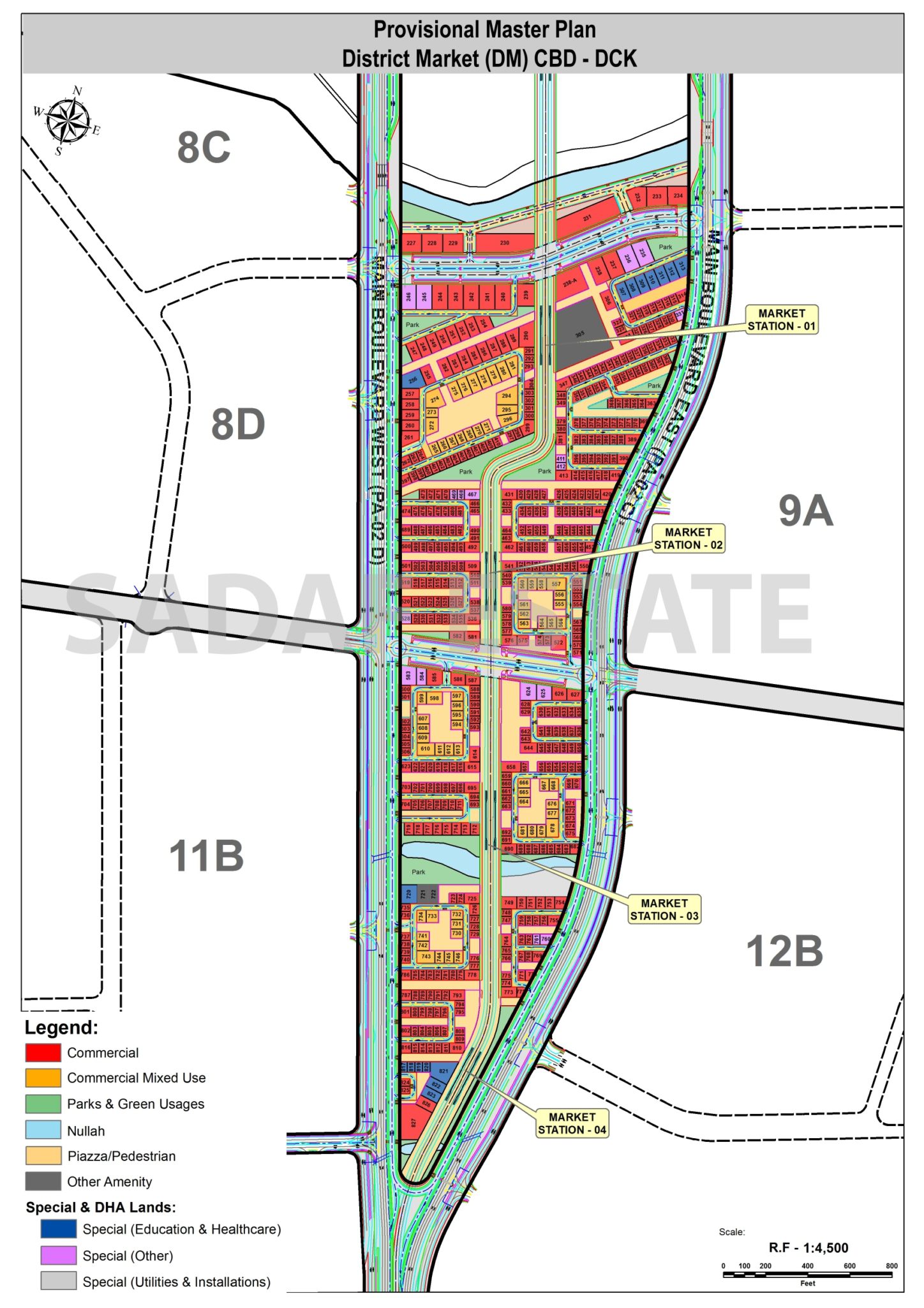 Dha City Karachi Map Sadaf Estate   Provisional Plan DM CBD Page 0001 1448x2048 